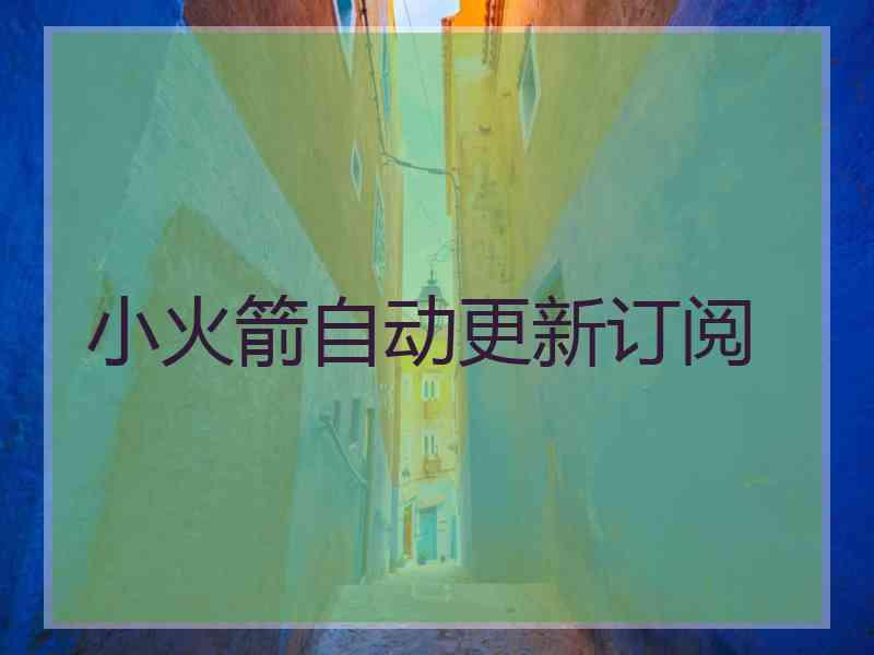 小火箭自动更新订阅