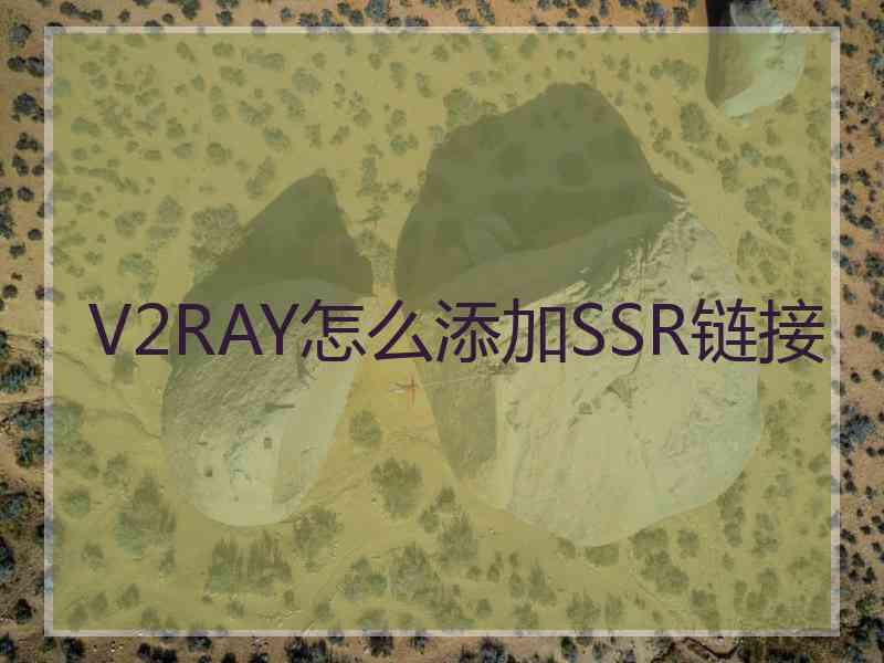 V2RAY怎么添加SSR链接