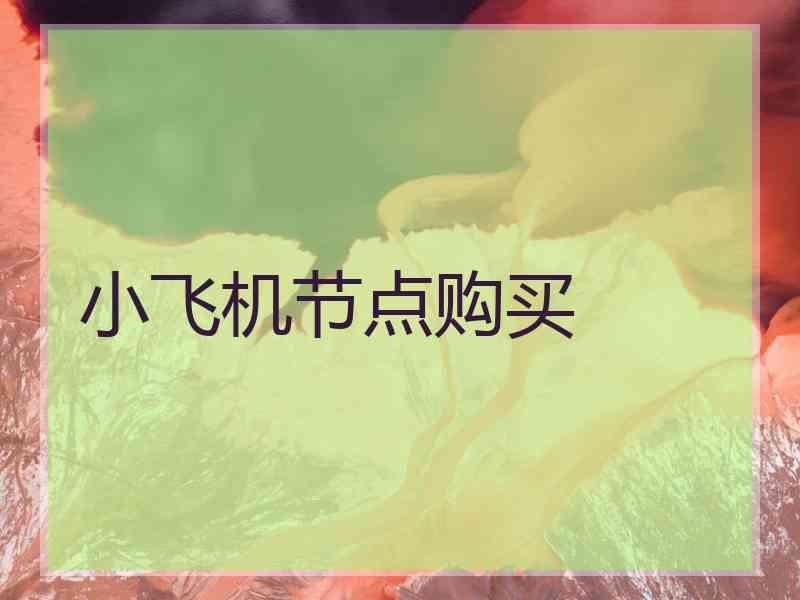 小飞机节点购买